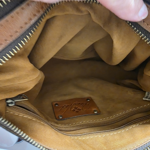 Patricia Nash Leather Sophia Hobo Vintage Botanical Print Bag - Picture 15 of 16